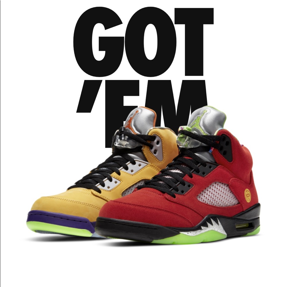 Air Jordan 5 Retro SE Shoe What The